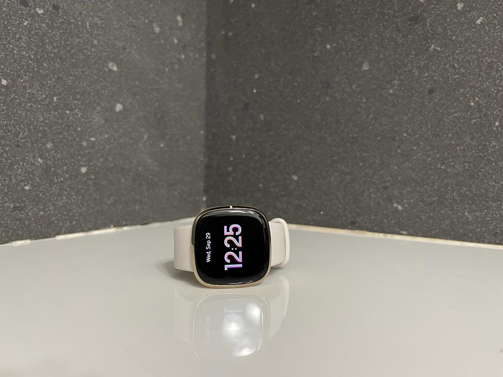 The Fitbit Sense comes with the Fitbit ECG app that can be used to detect signs of atrial fibrillation or heart rhythm irregularity. Measurements taken by this smartwatch can also be shared with the doctors while consultation. Additionally, it features a 24x7 heart rate monitoring functionality. The Fitbit Sense comes with the Fitbit ECG app that can be used to detect signs of atrial fibrillation or heart rhythm irregularity. Measurements taken by this smartwatch can also be shared with the doctors while consultation. Additionally, it features a 24x7 heart rate monitoring functionality.