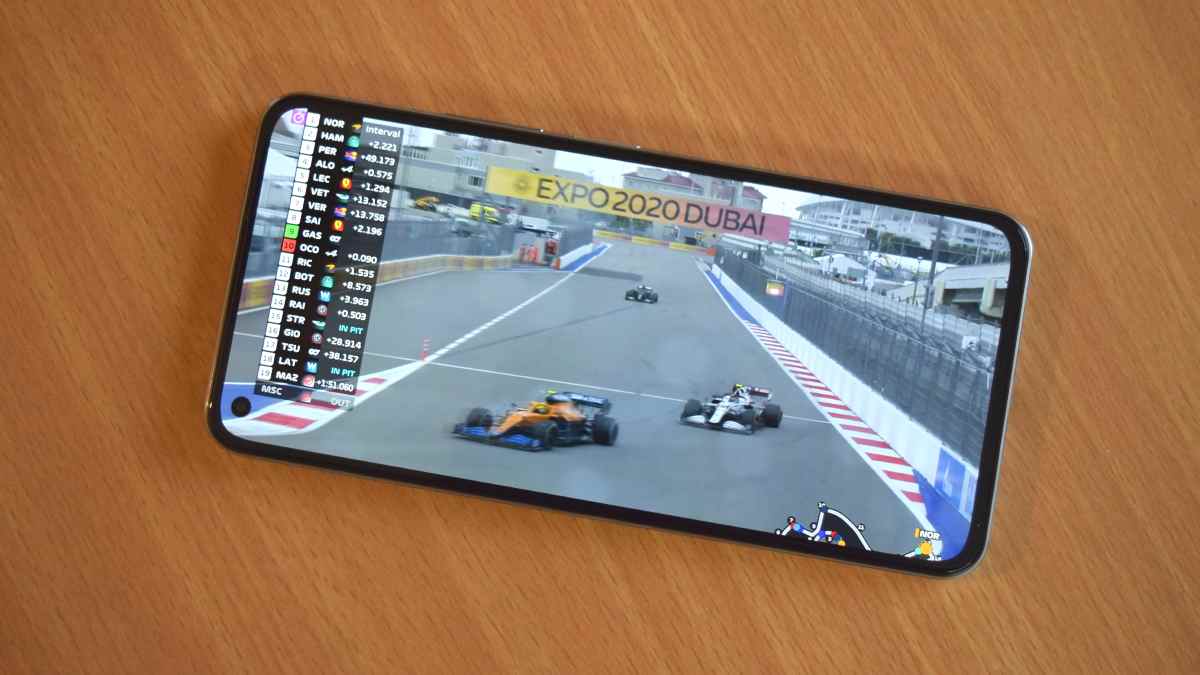 The 6.5-inch AMOLED display has a 10-bit panel, supports 90Hz refresh rate, and Dolby Vision formats.&nbsp;