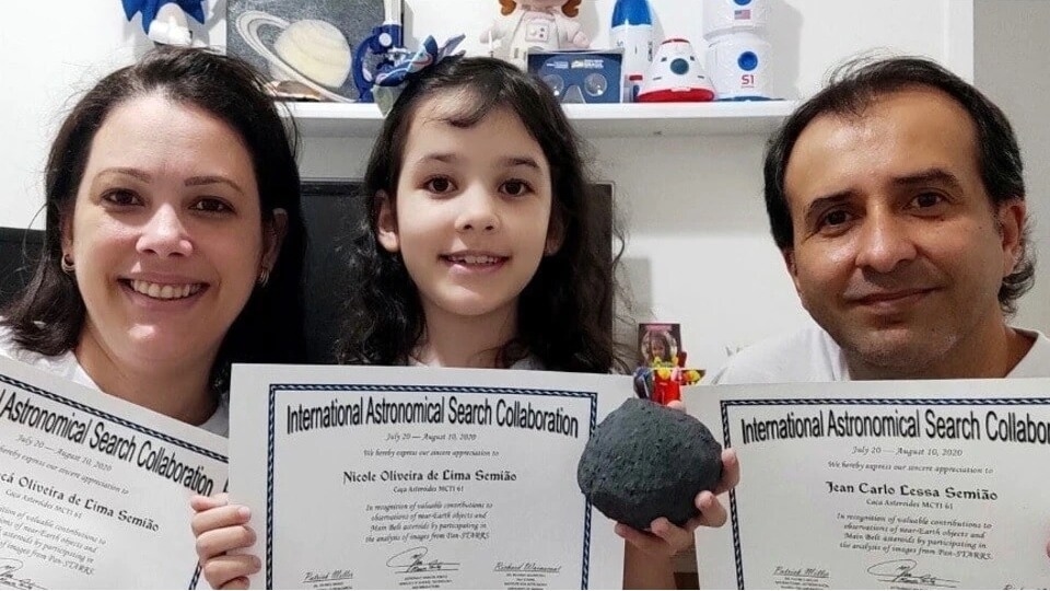 Meet Nicole Oliveira, asteroid hunter, the world's youngest astronomer. She is a part of NASA programme that hunts asteroids. (IASC)