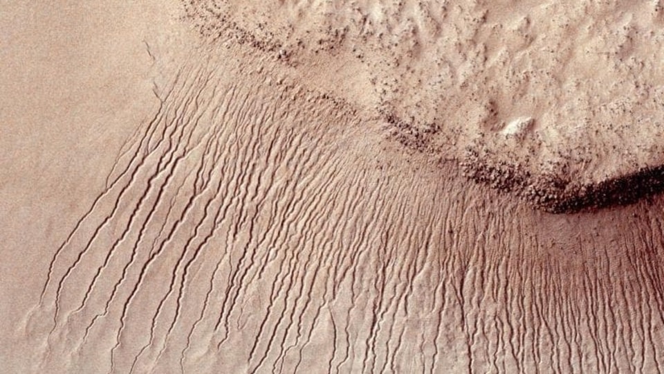 Scientists have found the first evidence that briny water may flow on the surface of Mars during the planet's summer months, a paper published on Monday showed.