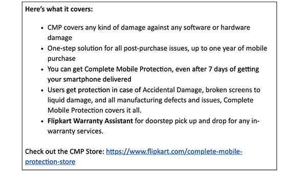 Know everything about “Complete Mobile Protection”