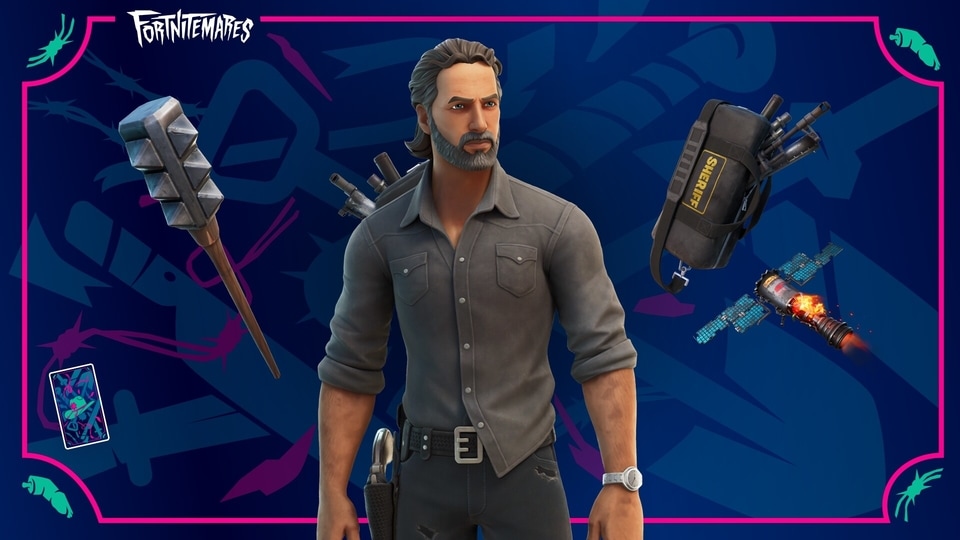 Rick Grimes arrives on Fortnite Item Store