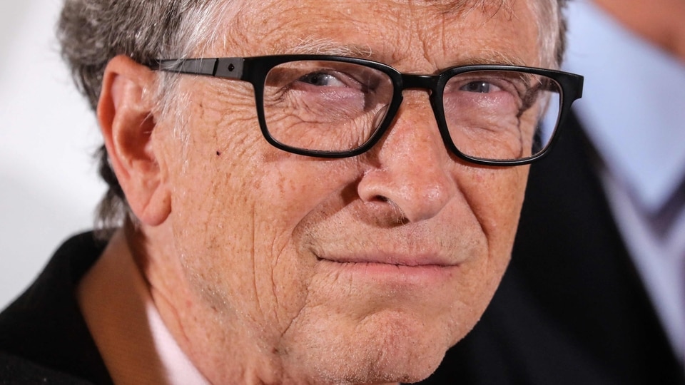 In this file photo taken on October 09, 2019 Microsoft founder, Co-Chairman of the Bill & Melinda Gates Foundation, Bill Gates poses during a photocall.