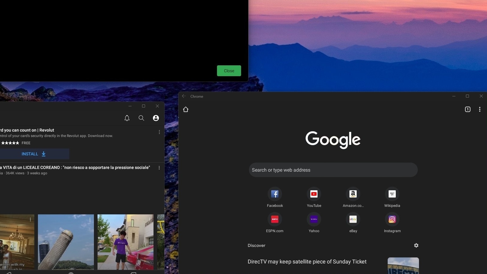 google play store apps on windows 10