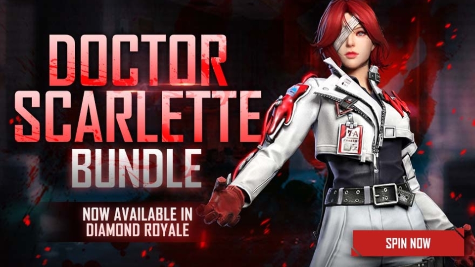 Free Fire Diamond Royale: One of the top prizes with the Diamond Royale feature is the Doctor Scarlette skin, which has been available since October 30, 2021.