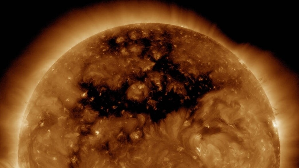 Coronal Hole in the sun