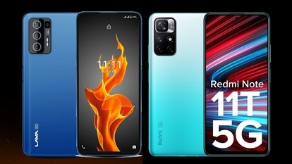 Redmi Note 11T 5G vs Lava Agni 5G: Both phones are priced identical and have similar specs. 