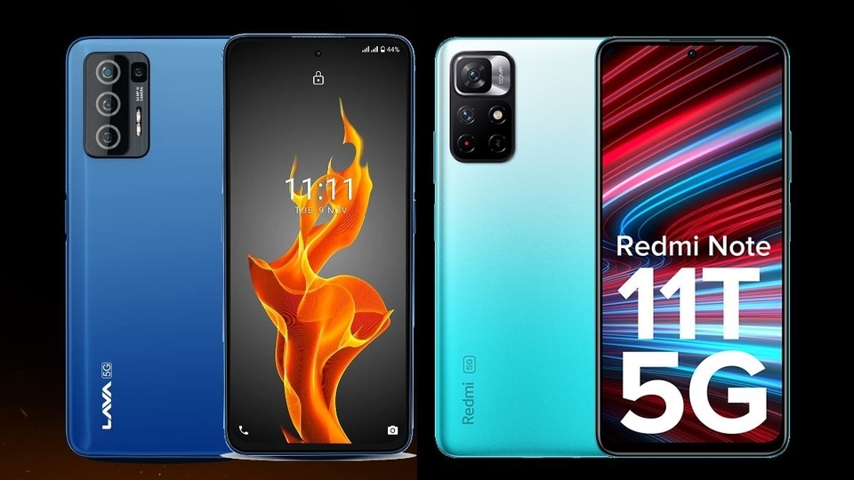 Redmi Note 11T 5G vs Lava Agni 5G: Both phones are priced identical and have similar specs. 