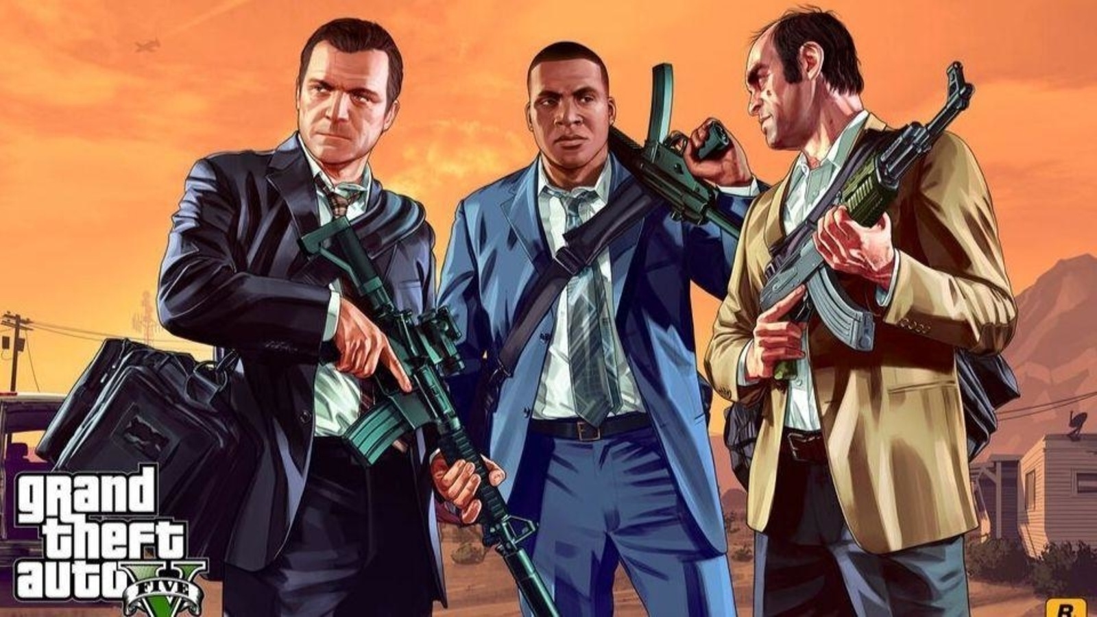 Download GTA San Andreas Gangster Fight Wallpaper | Wallpapers.com