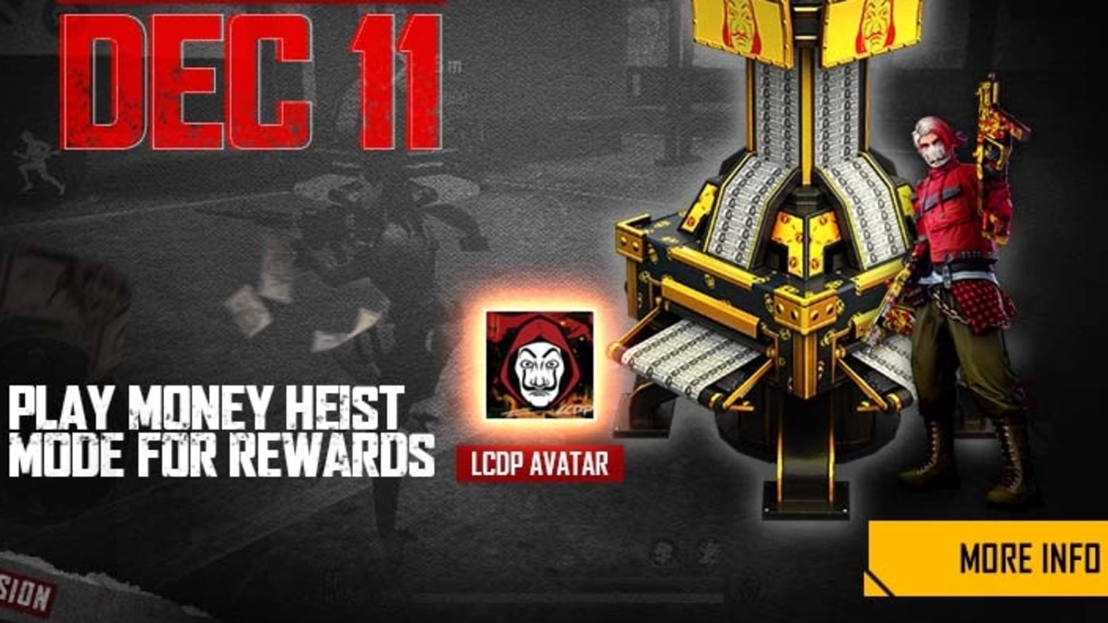 Garena Free Fire has informed players about the Money Heist Mode. Here is what you need to know. Garena Free Fire has informed players about the Money Heist Mode. Here is what you need to know.