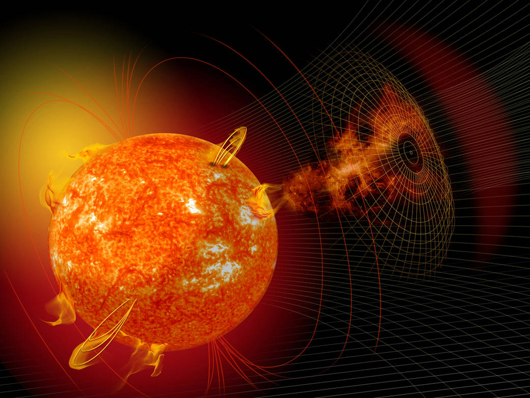 Coronal Mass Ejections (CME): CMEs are massive plasma clouds carrying photons that are ejected from the Sun. CME occurs during the solar cycle and is at peak in the middle of the cycle. CME