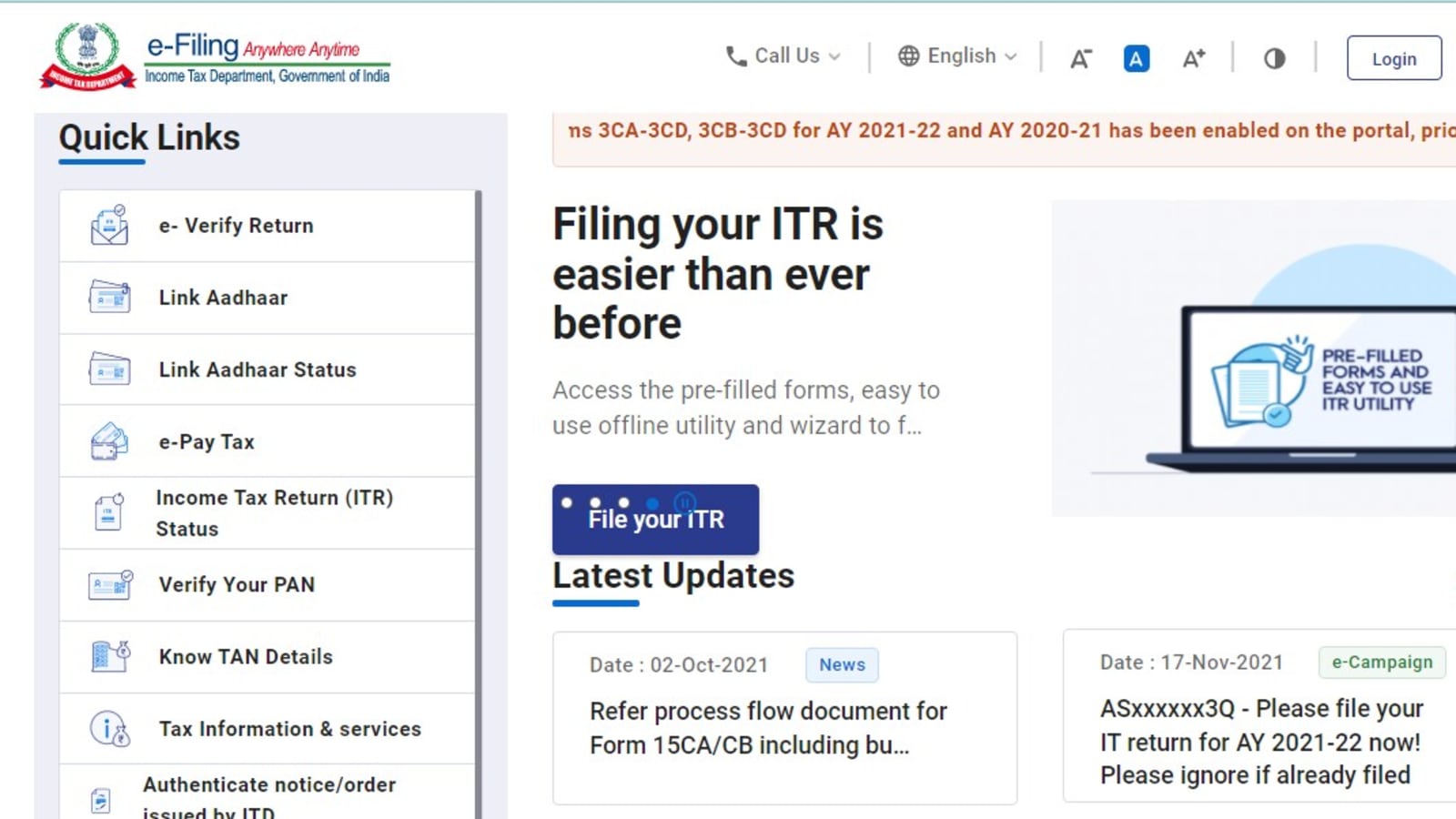 How To File Income Tax Returns Online For Free Before Dec 31 Deadline 