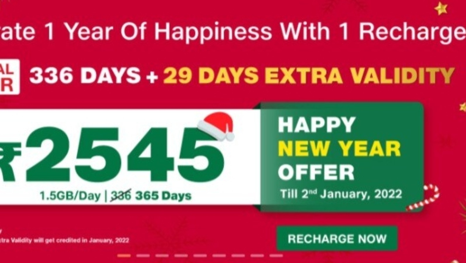 Jio Happy New Year Offer Get 29 Days Benefit For Free In This Prepaid 
