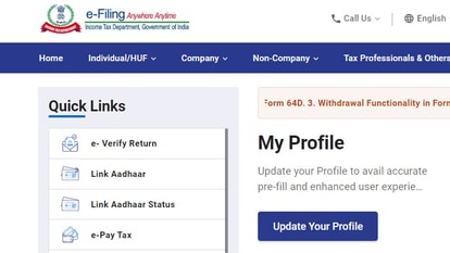 Here is how to e-Verify ITR through Aadhaar OTP; check process here.