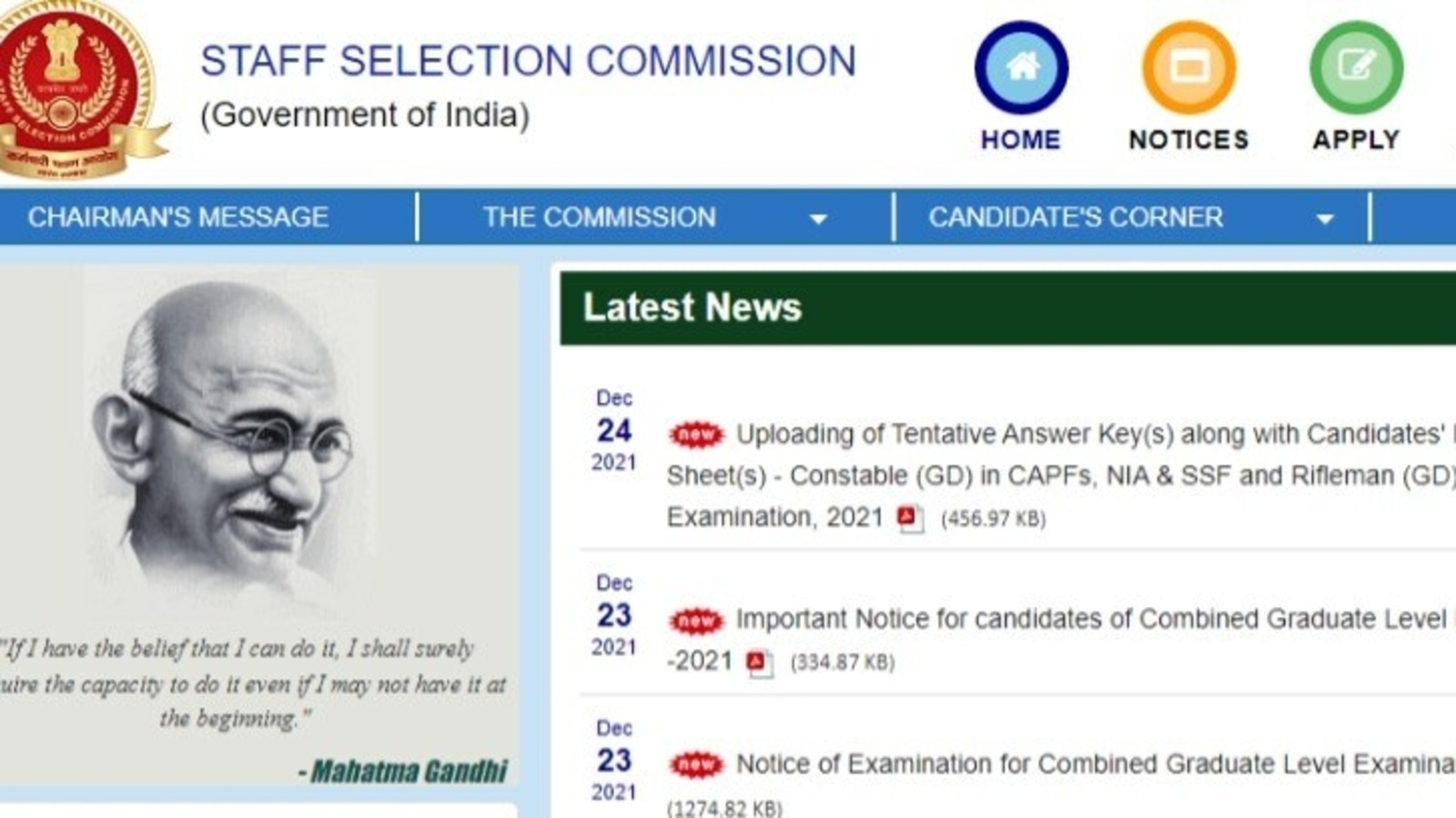 SSC CGLE 2021 recruitment exam application process begins, know how you can do it. SSC CGLE 2021 recruitment exam application process begins, know how you can do it.