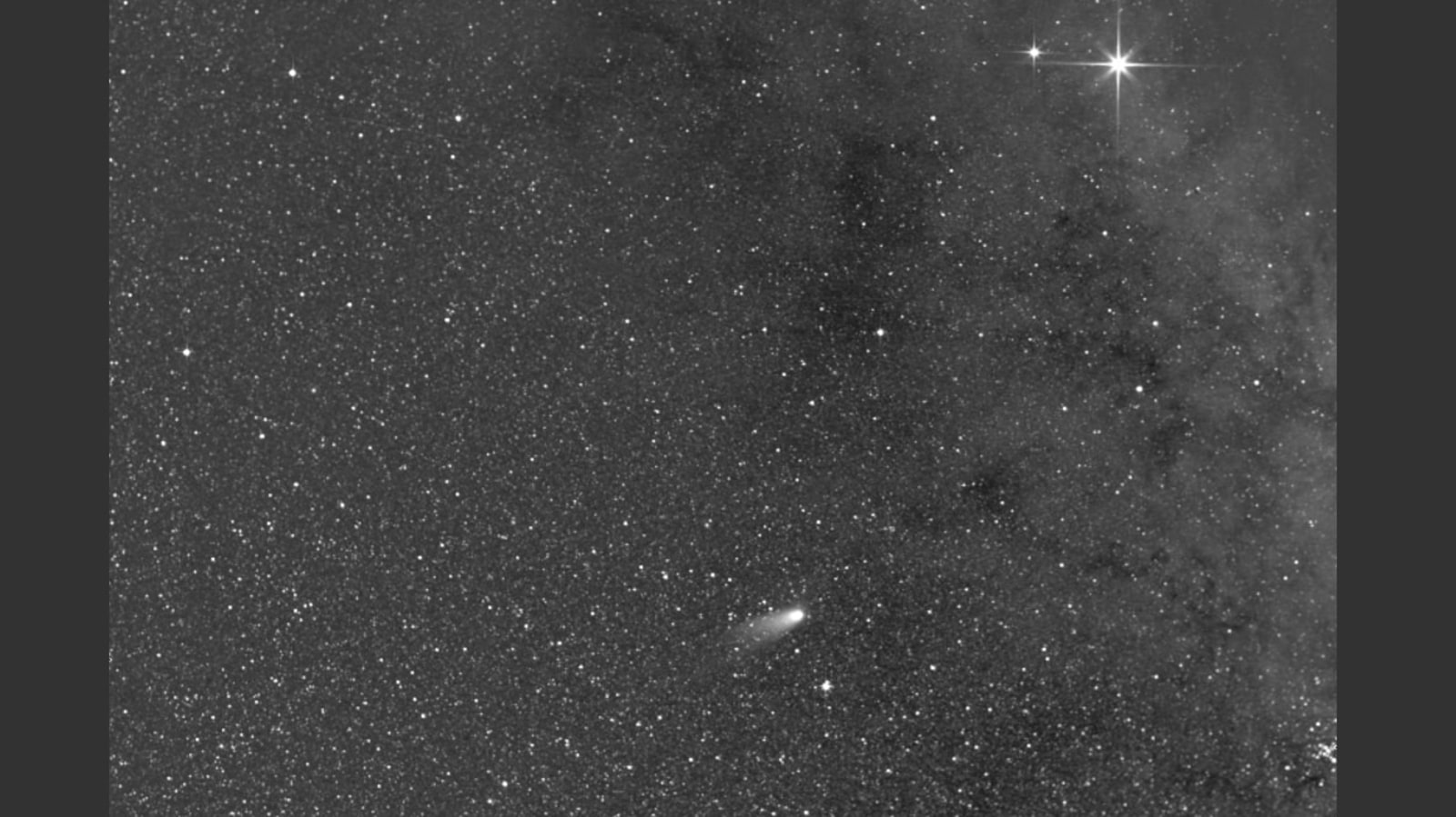 Comet Leonard passed close to sun on Monday. Comet Leonard passed close to sun on Monday.