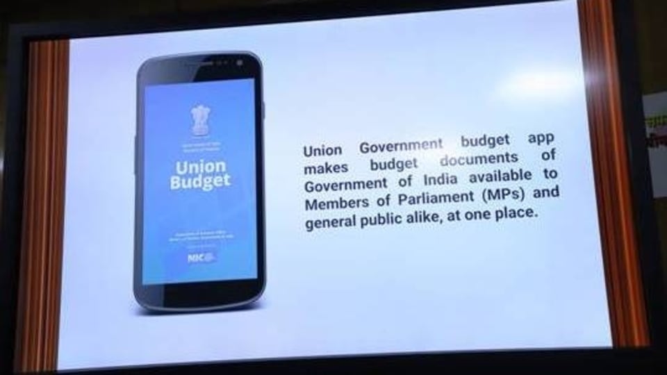 Union Budget Mobile App.
