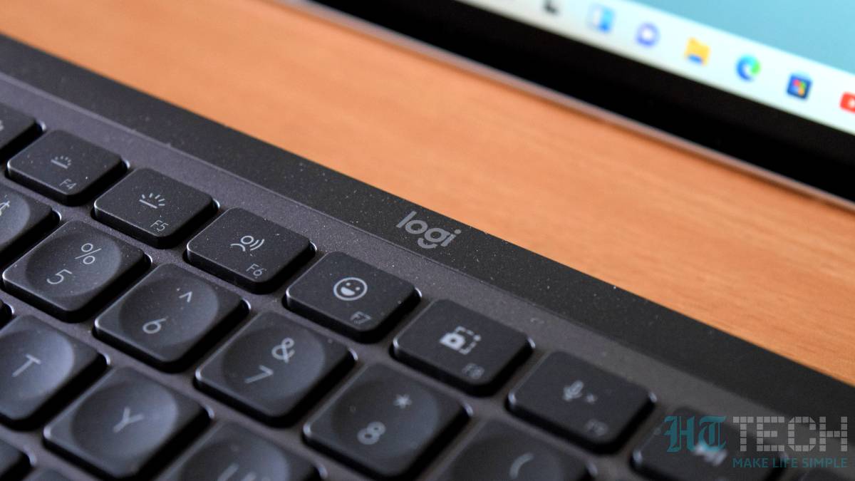 Logitech offers certain nifty shortcut keys on the MX Keys Mini. You get dedicated keys for dictation, emojis, screenshots and microphone mute. Logitech MX Keys Mini