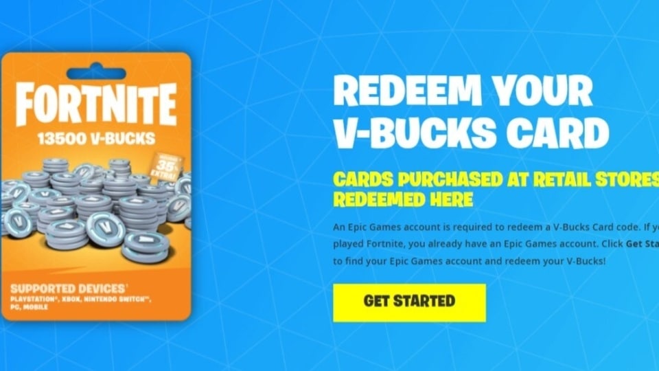 Fortnite playstation deals card