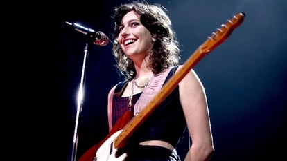 King Princess performs onstage during the Star-Crossed: Unveiled Tour with Kacey Musgraves at Crypto.com Arena on February 20.