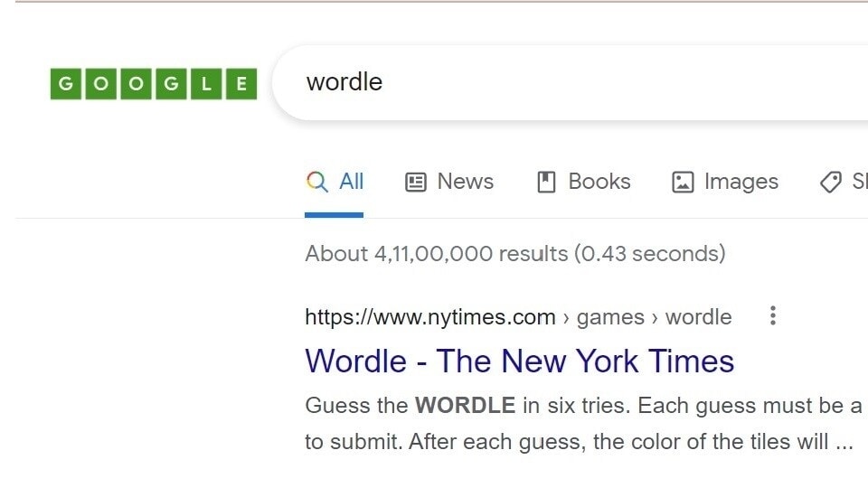 Wordle now on Google! Just search it on Google right now, see special  animation | Tech News