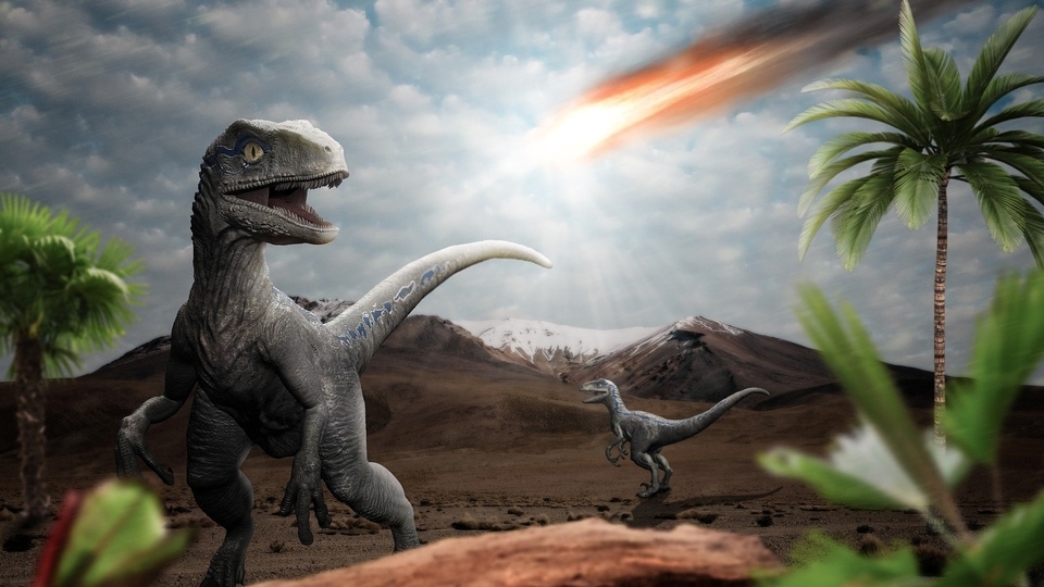 where asteroids hit killing dinosaurs