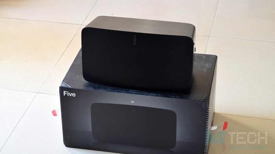  The Sonos Five wireless streaming speaker costs Rs. 59,999 in India.