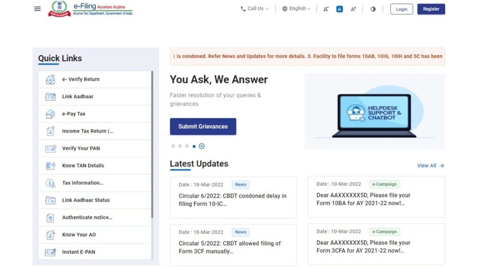 Now file your ITR online from the comfort of your home! Now file your ITR online from the comfort of your home!