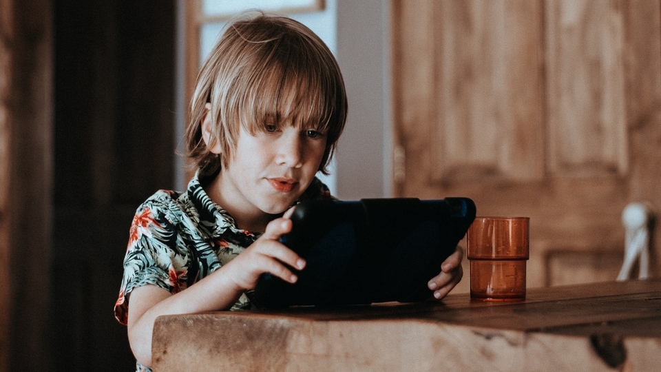 Kid with Tablet