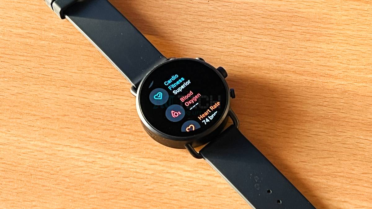 Skagen Falster Gen 6 fitness features include Heart rate, Blood Oxygen saturation, Sleep, Stress, and Cardio fitness monitoring. Skagen Falster Gen 6