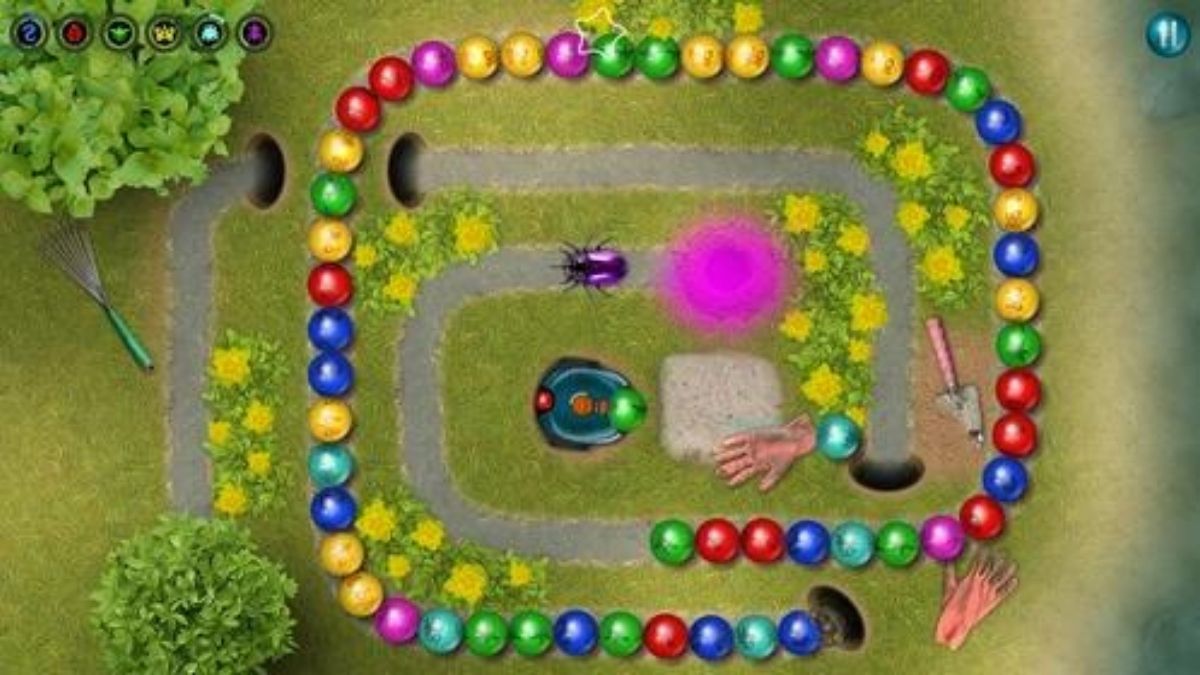 Marbles Garden (iPhone & Android, Free)- Marbles Garden is a shooter in which your aim is to protect your garden against the attacking Golems and stop them from reaching the hole at the end of the garden. It is a click & shoot style of game with 60 levels. Marbles Garden