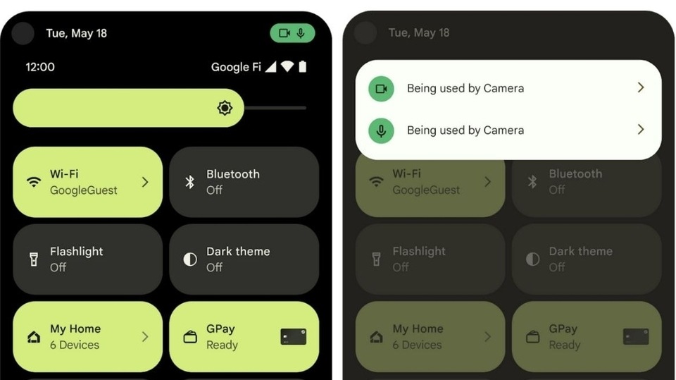 The bug was noticed through Android 12’s privacy indicators. The privacy indicators let the user know when a sensor in the smartphone is being used. Therefore, users get to know when their camera, microphone, etc. are being used.