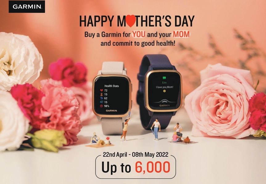 Garmin India is offering a discount of up to Rs. 6,000 on its Venu SQ series of smartwatches. The Garmin Mother’s Day Offer period will last between 22nd April, 2022 to 8th May, 2022. Garmin