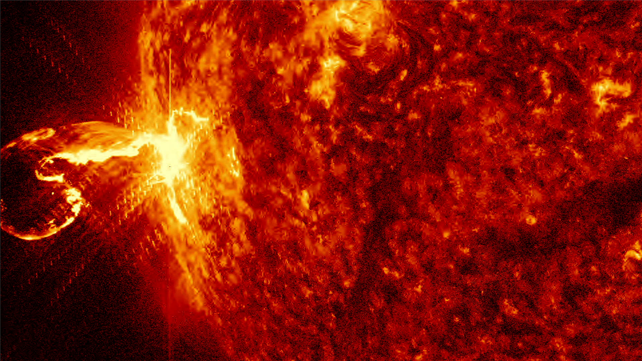 In 1989, a strong solar eruption targeted the Canadian Province of Quebec. The eruption was so large that the region lost electricity for nine hours as the grid went down. Solar Flare