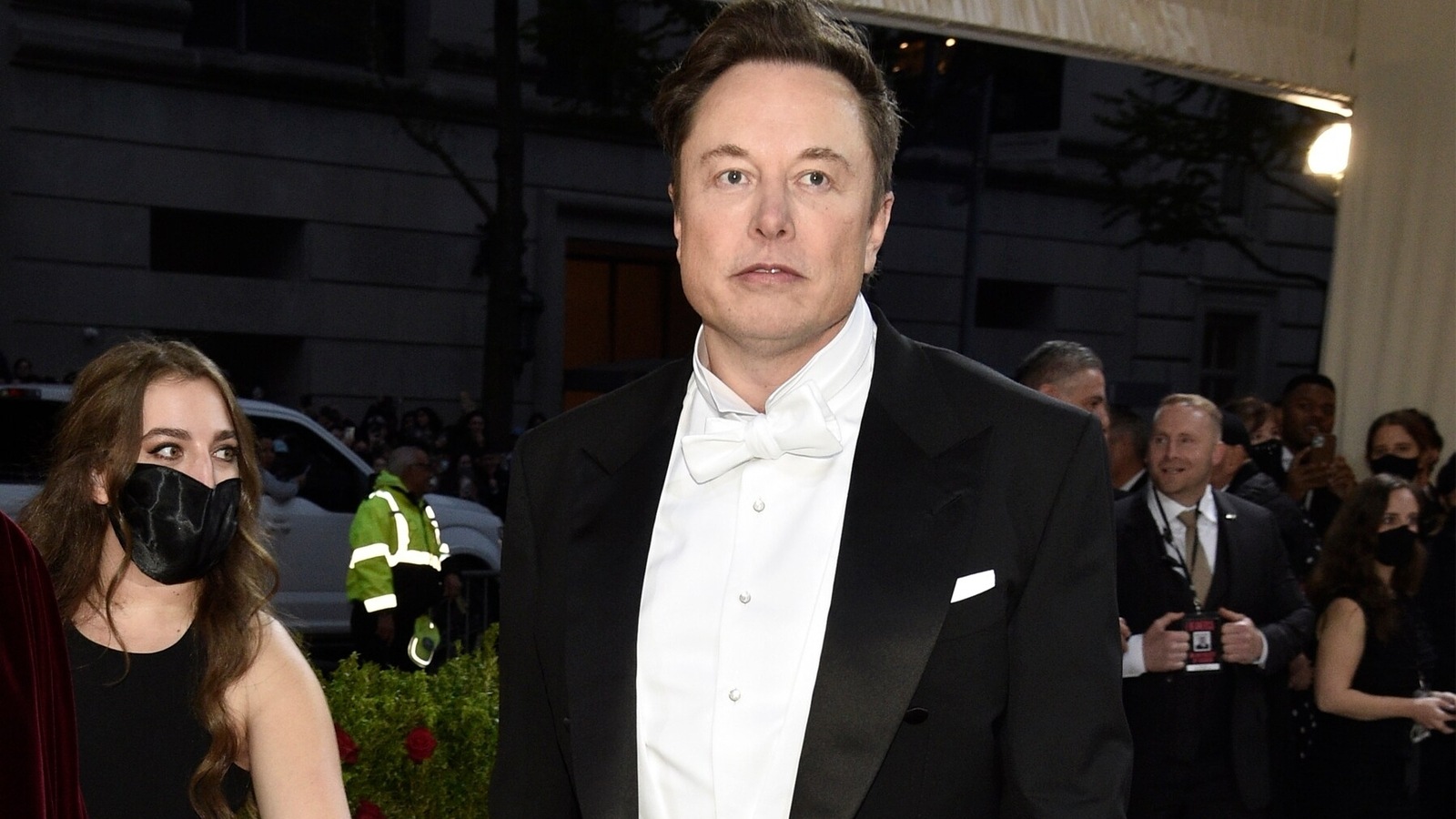 Elon Musk attends The Metropolitan Museum of Art's Costume Institute benefit gala celebrating the opening of the Apple