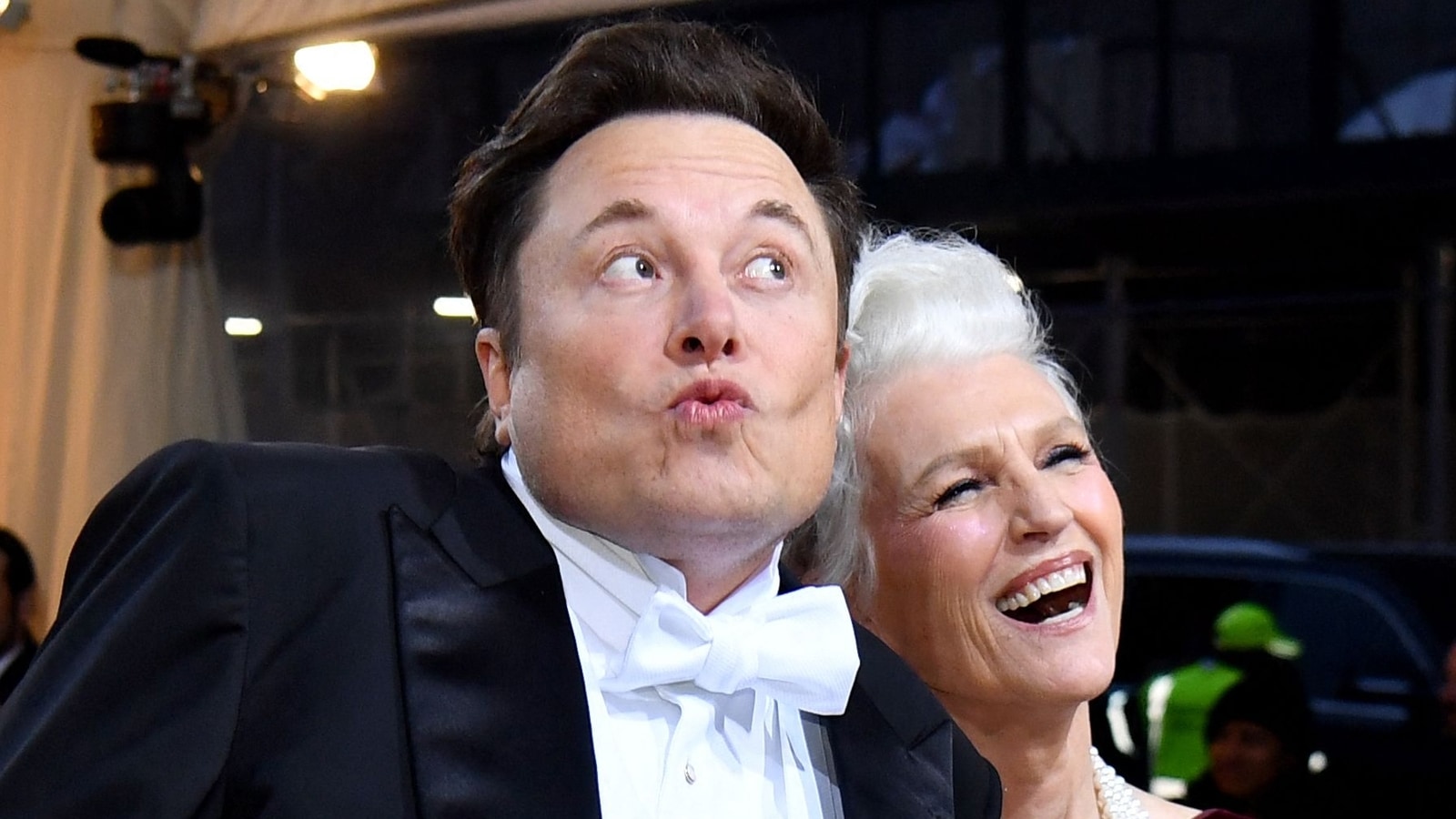 CEO, and chief engineer at SpaceX, Elon Musk and his mother, supermodel Maye Musk, at the 2022 Met Gala at the Metropolitan Museum of Art on May 2, 2022, in New York. spacex