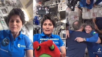 FIRST TikTok video ever from International Space Station