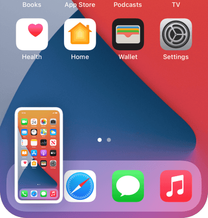 The preview of the screenshot you just took will be shown on the bottom left of your screen for a short time. Tap on it to open the preview page. On the preview page, tap on Full Page. You can also edit the screenshot using any of the native editing tools. Apple