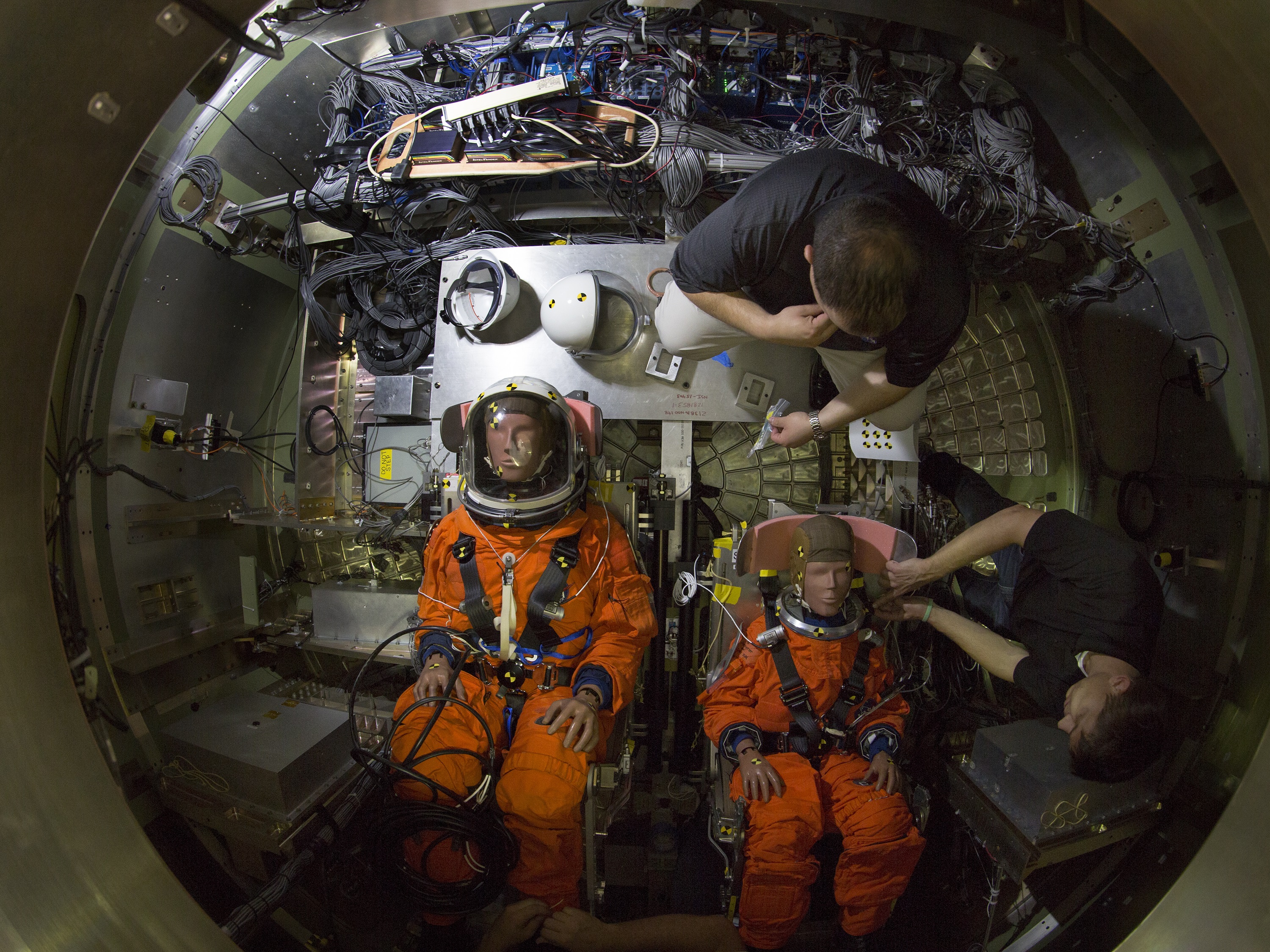 Manikins have long been used by NASA for conducting various safety tests during the implementation of new systems such as the Crew Module Uprighting Systems. They will also be retrofitted with vibration and acceleration sensors NASA