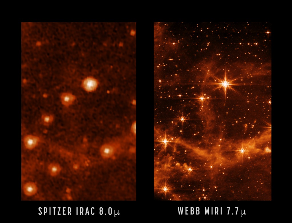 The Tarantula Nebula is present at the center of the Large Magellanic Cloud, a satellite galaxy of the Milky Way system and has given birth to more than 800,000 stars, some of them nearly 150 times the size of the Sun. This makes the Tarantula Nebula one of the prime observation destinations for researchers and science buffs alike. NASA