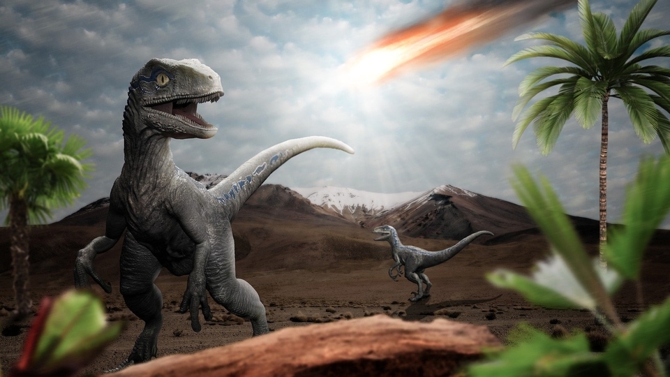 Dinosaurs and asteroid