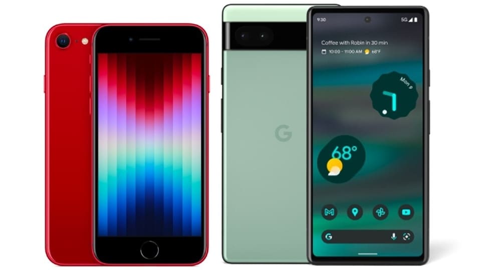 Google Pixel 6a vs Apple iPhone SE 3