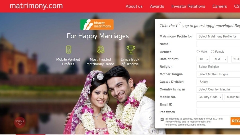 Matrimony.com has registered a 15.6 per cent jump on its consolidated profit after tax for the quarter.