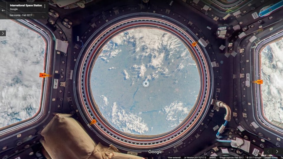 Use Street View to check out the International Space Station.