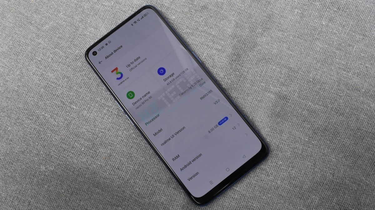 realme narzo 50 pro display