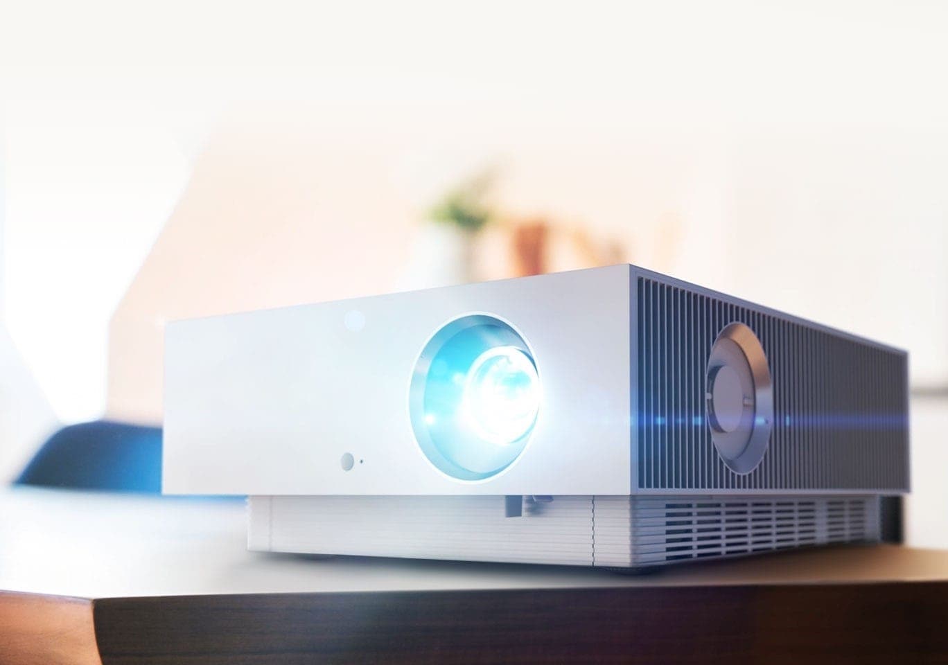 LG HU810PW 4K UHD: This LEG projector has 4K UHD Laser technology on a screen that can be expanded up to 300 inches. It has 2,000,000:1 contrast ratio Black level and wide color gamut for the deepest blacks and excellent colour reproduction. It has webOS 5.0 which allows you to explore TV shows and movies with a simple Wi-Fi connection. LG