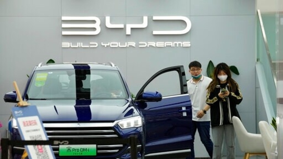 BYD Jumps Ahead of Tesla in Battery Metal Push.