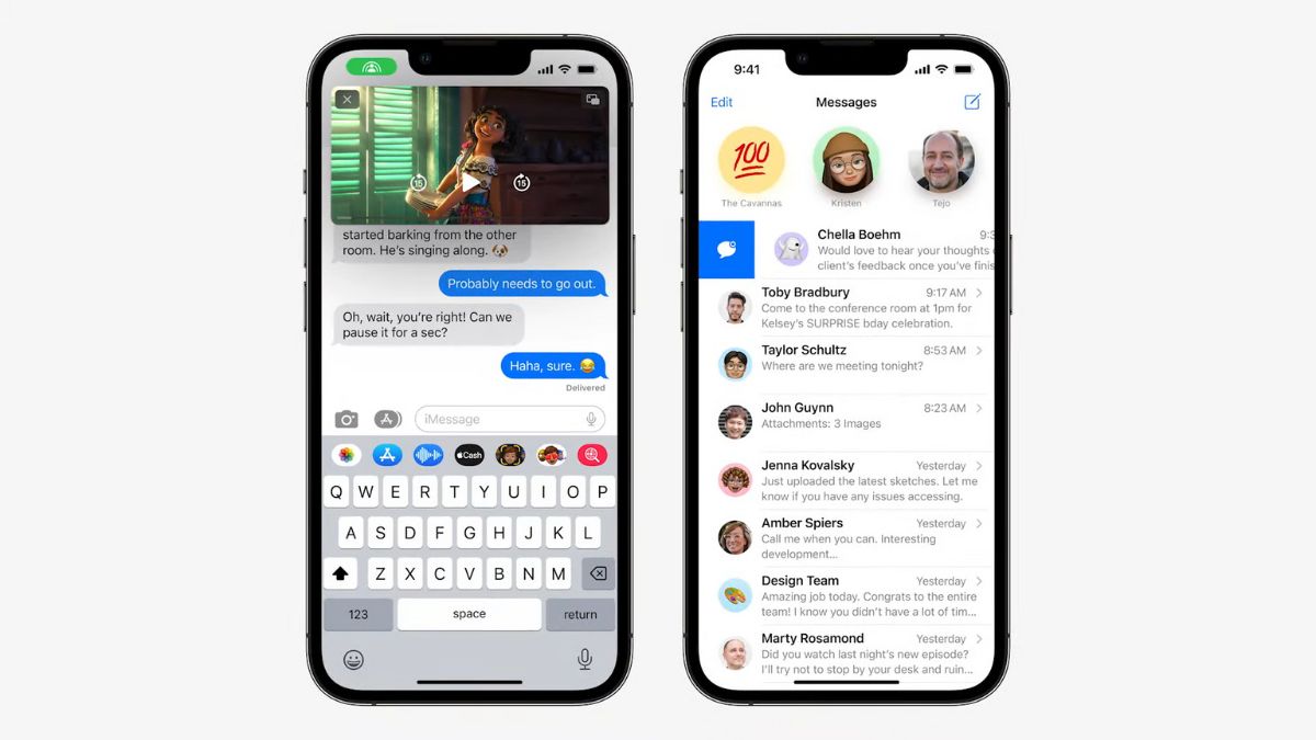 Messages: Messages has also received a substantial upgrade. You can now unsend messages and even have the option to edit already sent messages. Messages has also received the SharePlay feature to allow users to view content and text together simultaneously. iOS 16