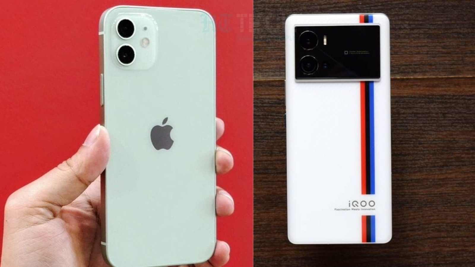 iPhone 12, iQOO 9 Pro