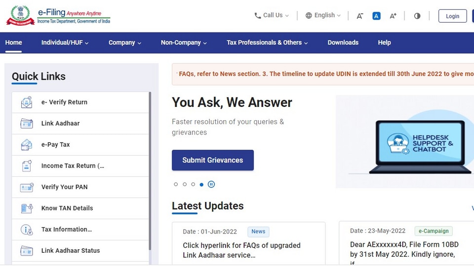 Tax efiling portal hit by glitches on 1st anniv; Infosys CEO